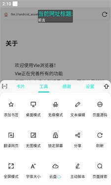 Vie极简浏览器安卓app